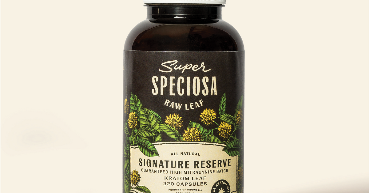 Signature Reserve Kratom Capsules – Super Speciosa