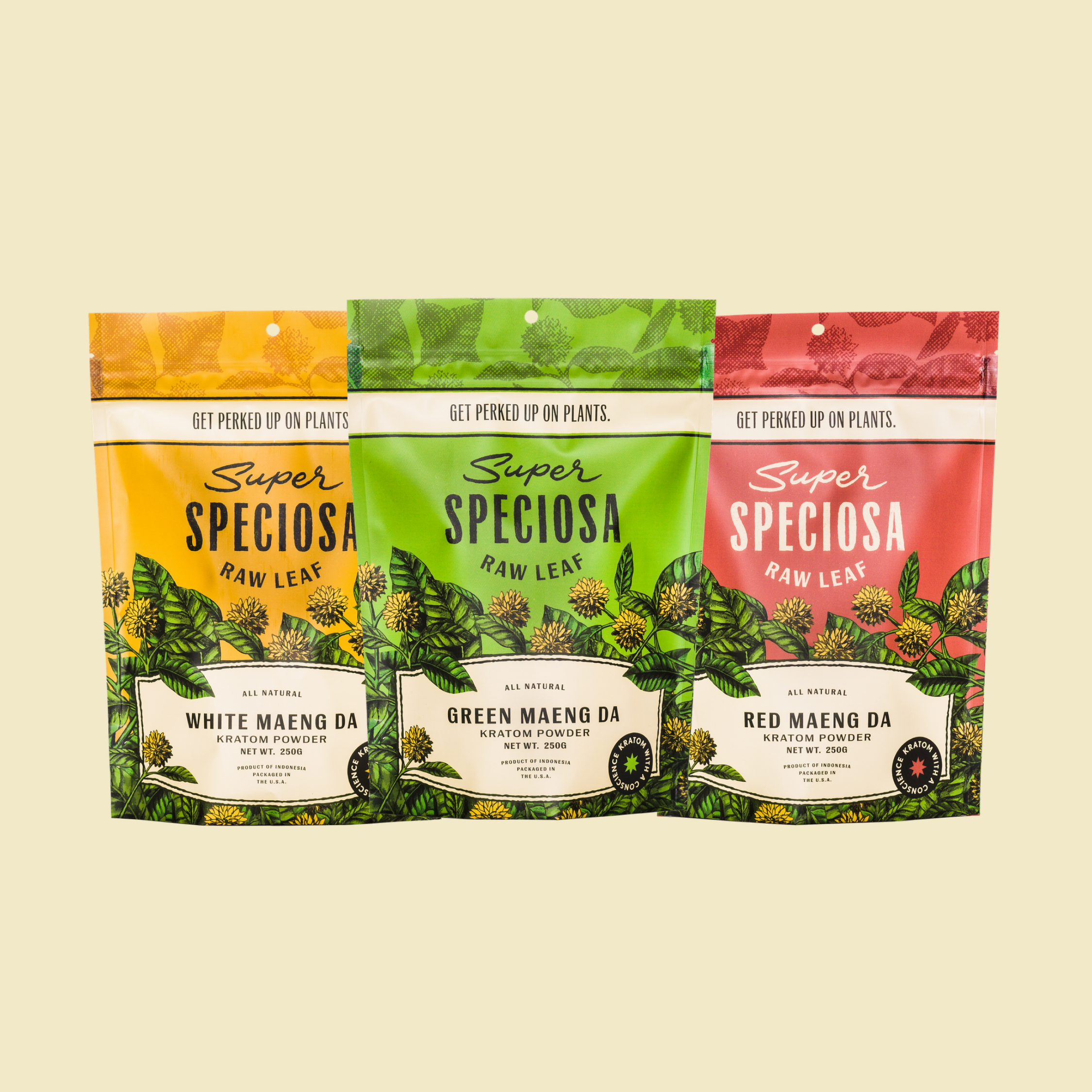 Maeng Da Kratom Powder Trio