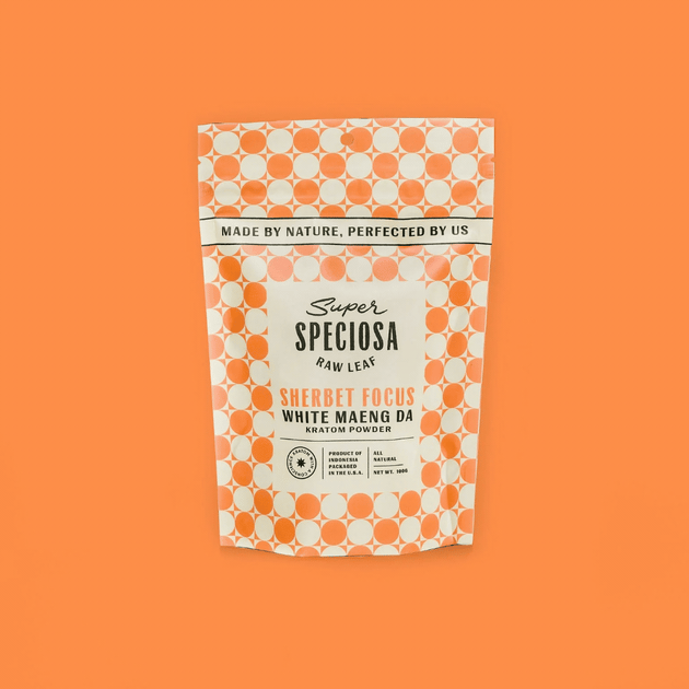 Sherbet Focus Flavored Kratom Powder – Super Speciosa
