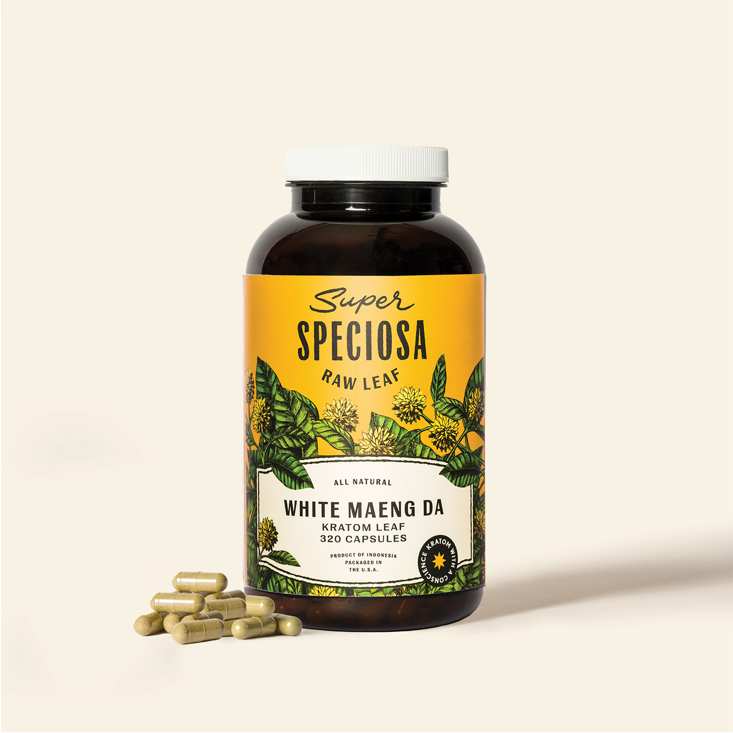 White Maeng Da Kratom Capsules
