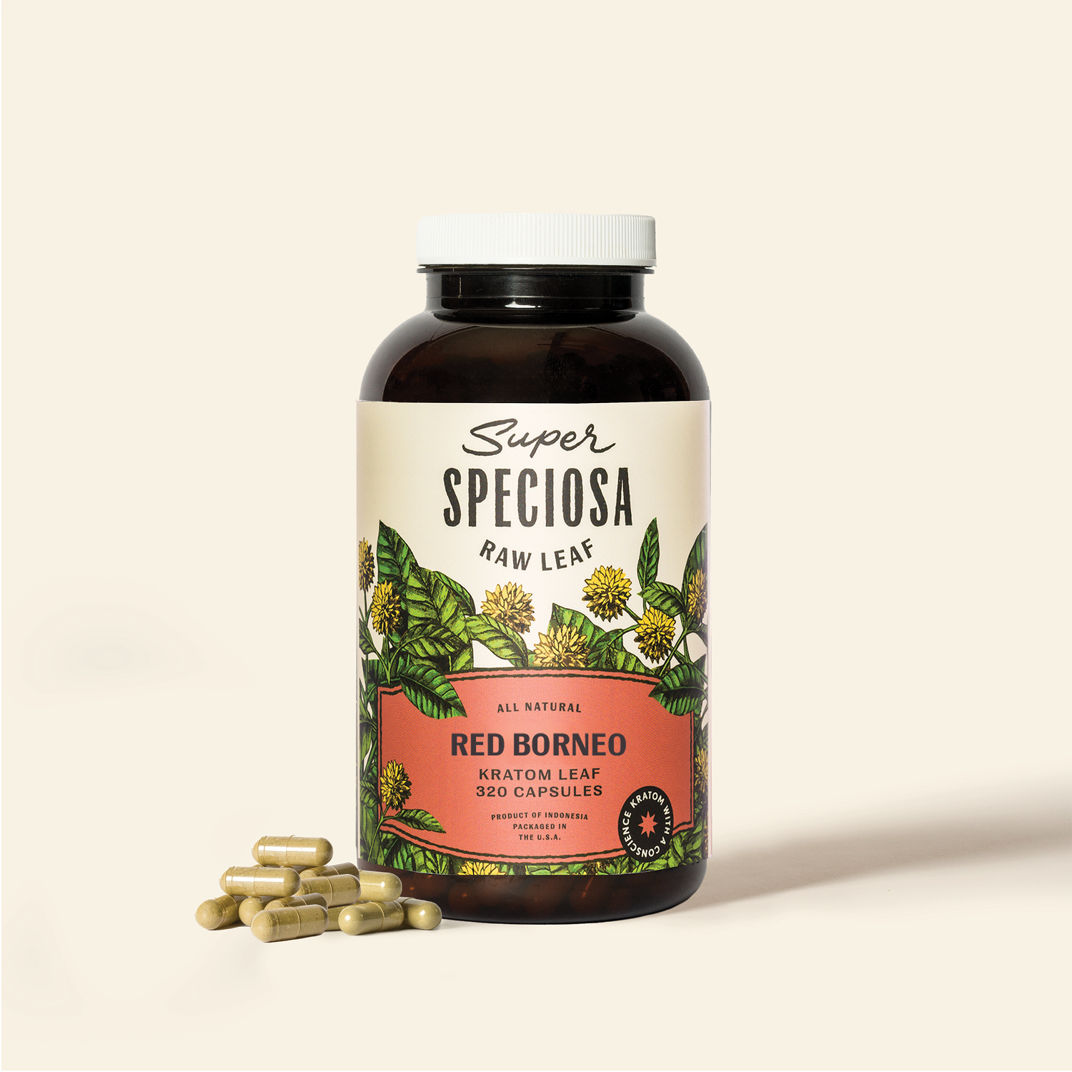 Red Borneo Kratom Capsules