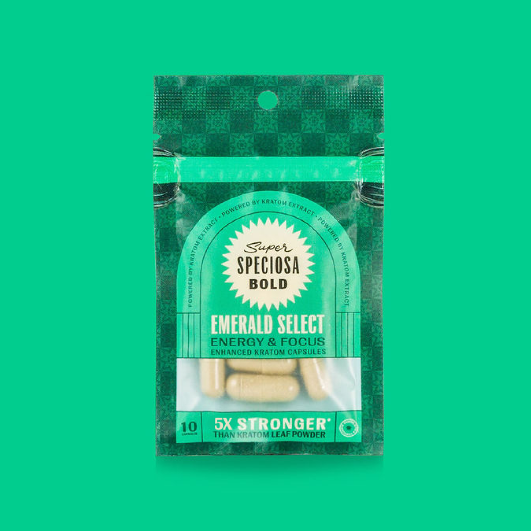 Emerald Select Enhanced Kratom Capsules | Super Speciosa Emerald Select Enhanced Kratom Capsules | Super Speciosa