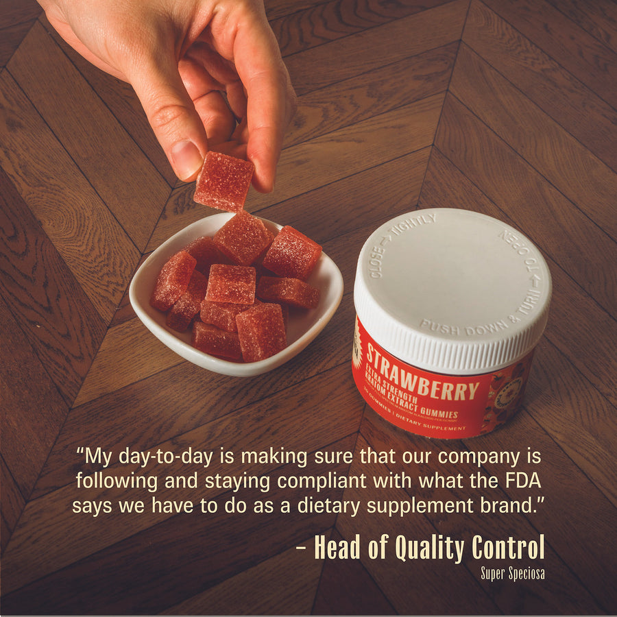 Strawberry Extra Strength Kratom Gummies