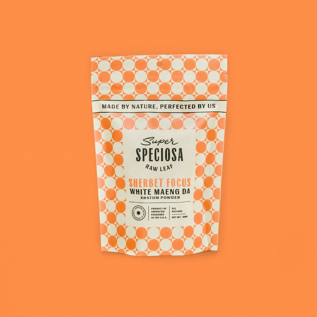 Sherbet Focus Flavored Kratom Powder – Super Speciosa
