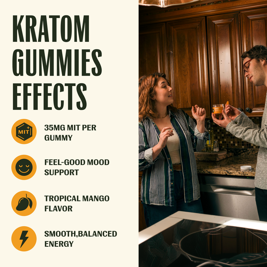 Mango Extra Strength Kratom Gummies