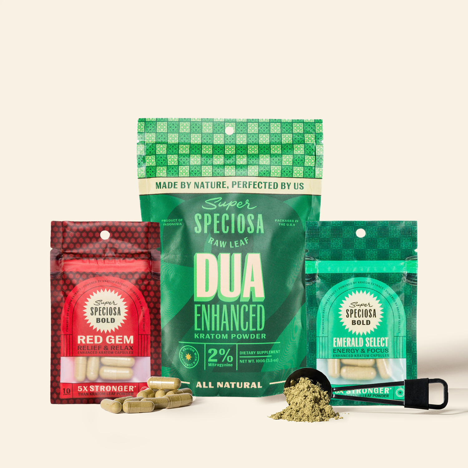 Enhanced Kratom Sampler | High-Strength Kratom Bundle