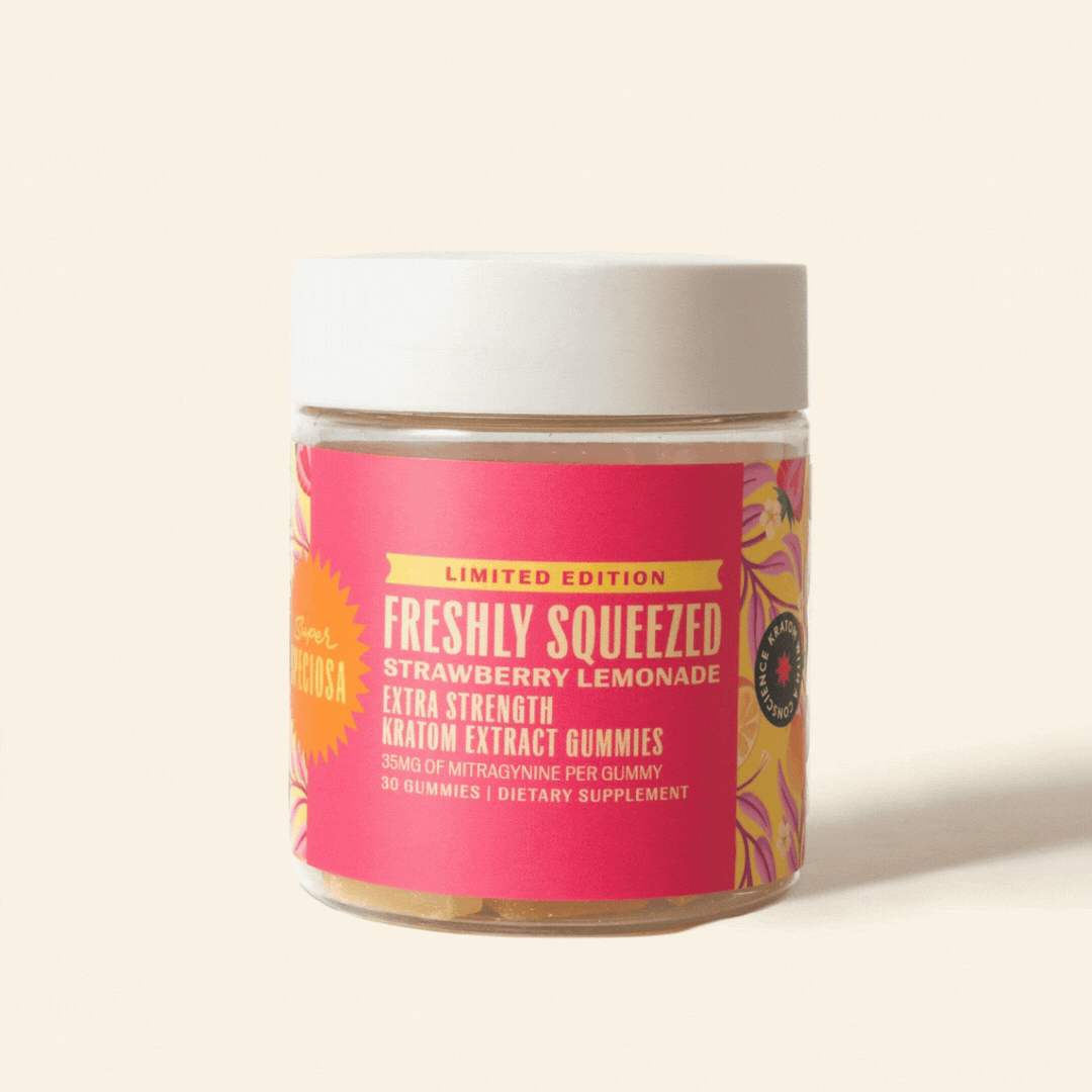Strawberry Lemonade Extra Strength Kratom Gummies | Limited Launch