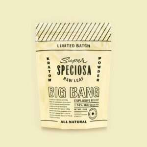 super speciosa big bang kratom relief powder