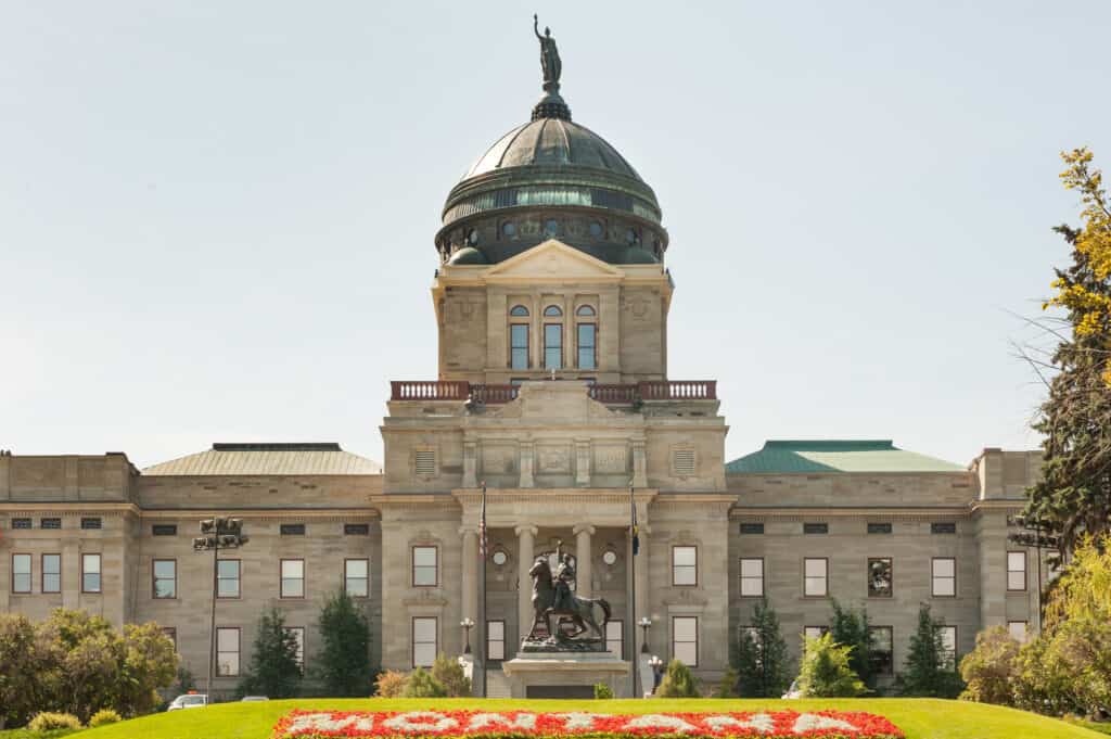 State capitol complex in Helena, capital of Montana state