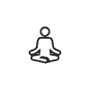 meditation icon.