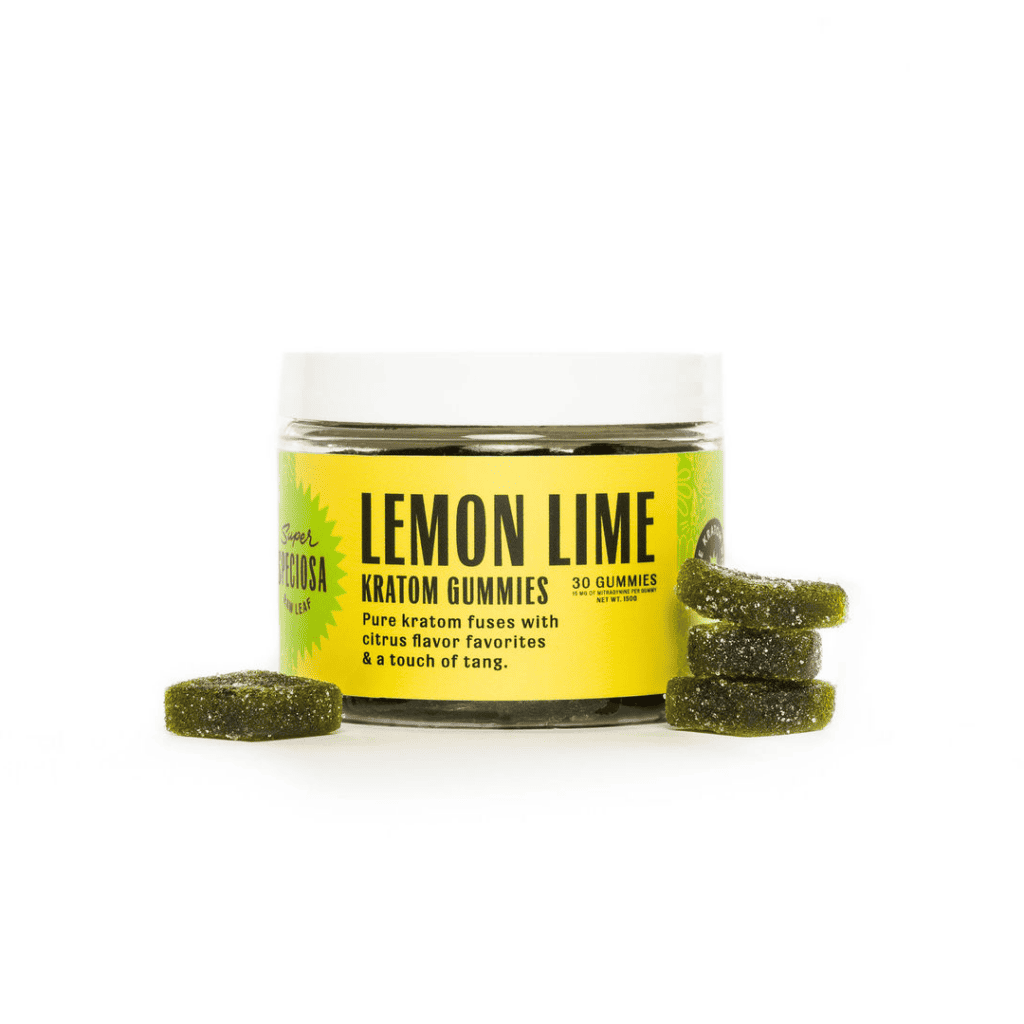Super Speciosa Lemon Lime Kratom Gummies