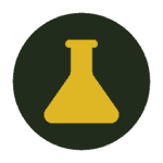 Super Speciosa third-party lab testing icon in green and yellow