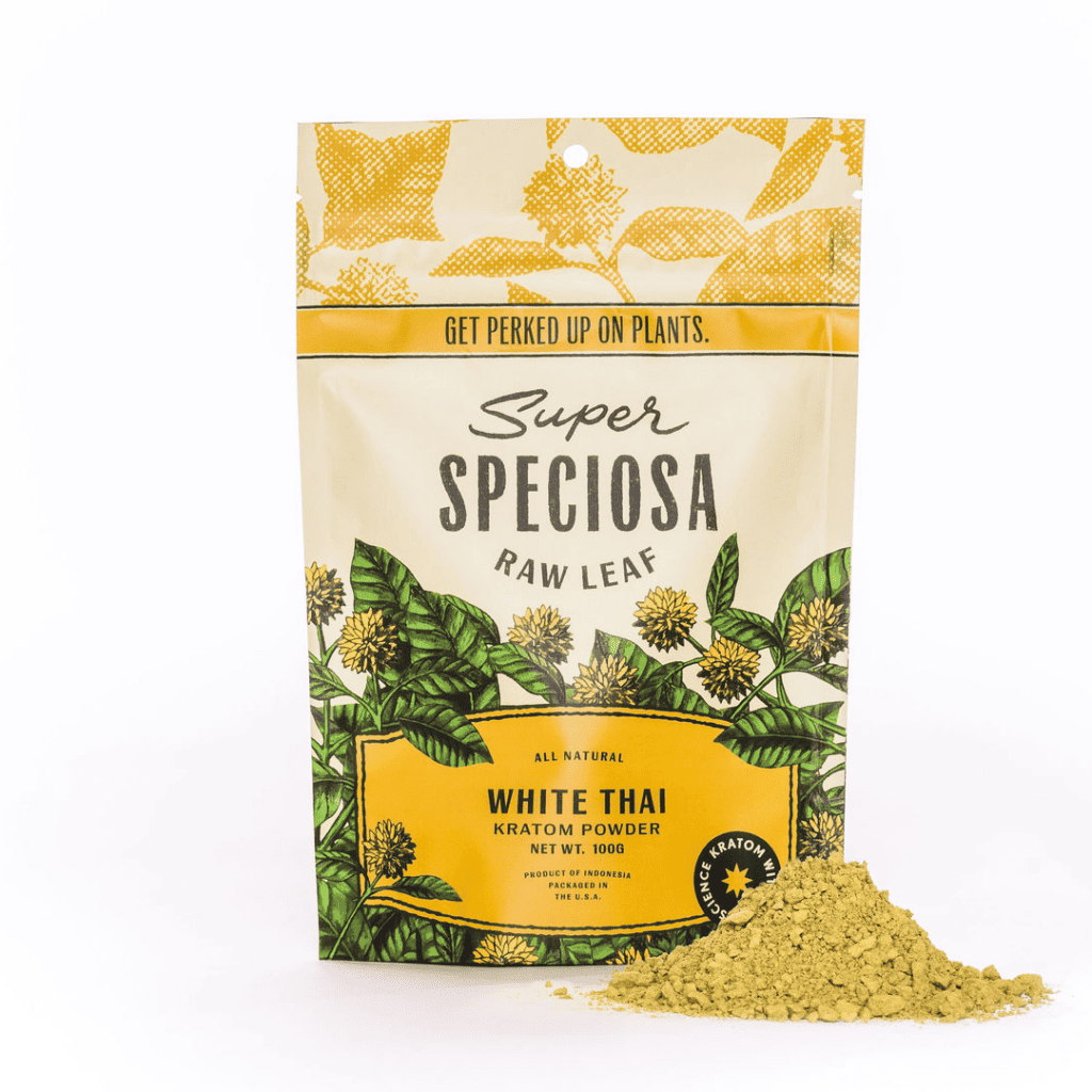 Super Speciosa White thai Kratom Leaf Powder