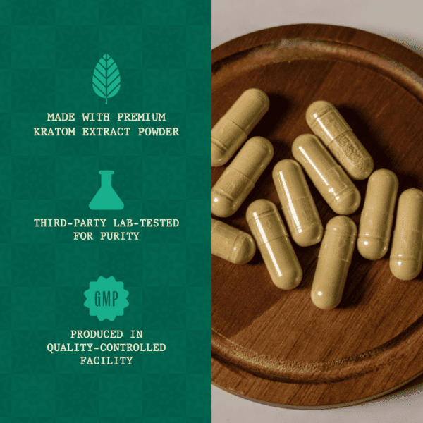 picture of emerald select enhanced enhanced kratom capsules with 3 facts about Super Speciosa